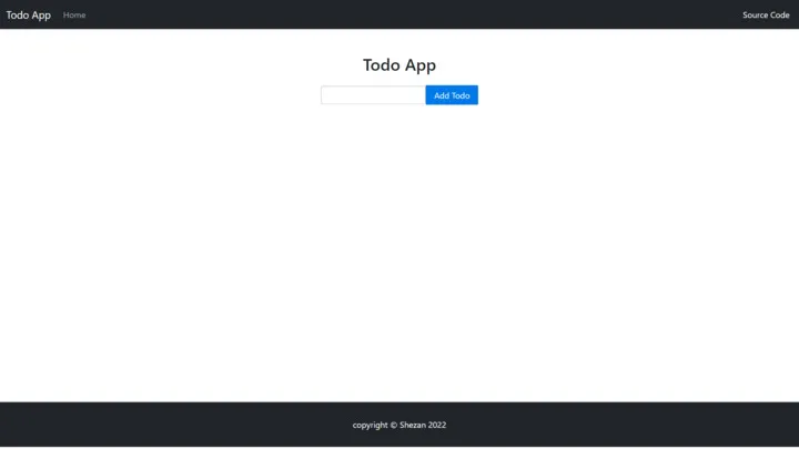 First React todo application